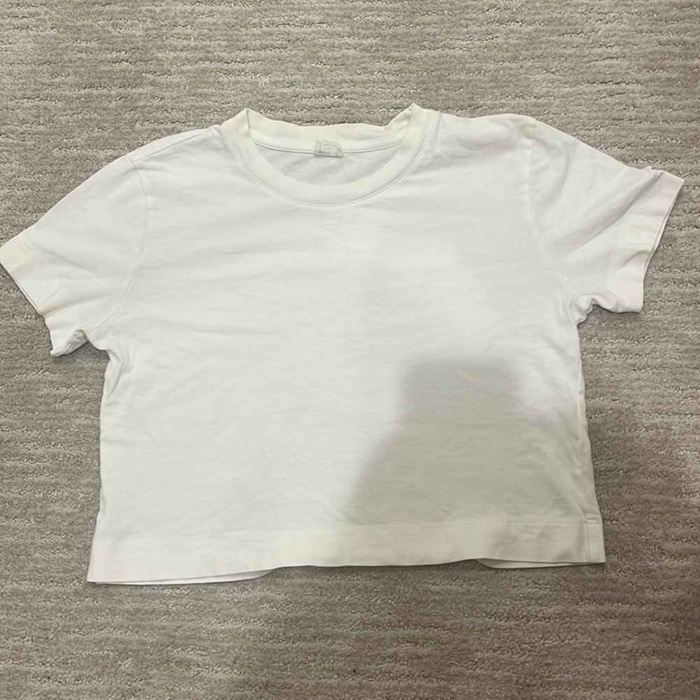 Wilfred Free Cropped White Tee